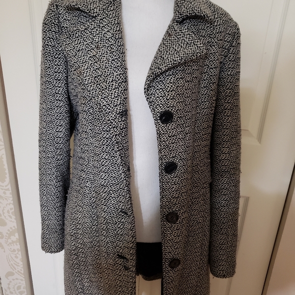 Ladies sz large tweed coat - Picture 2 of 6